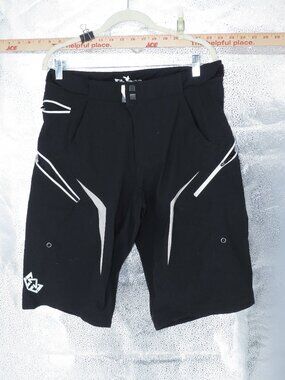 Royal Racing Mountain Bike Shorts Black White Size XL Mens Downhill Enduro MTB13